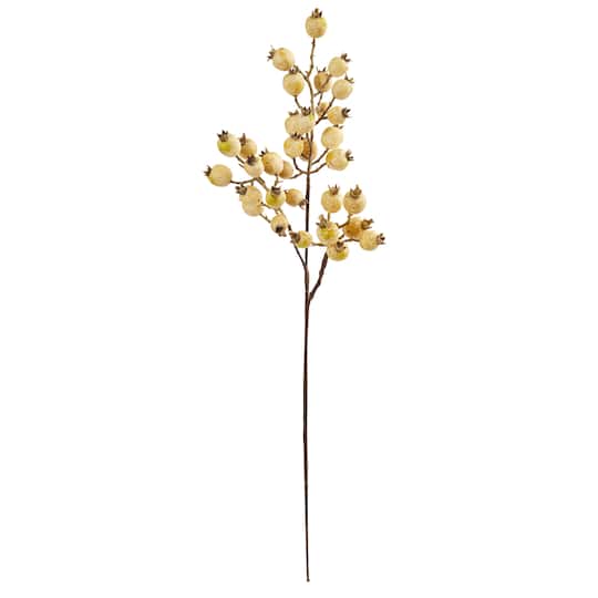 Nearly Natural 32" Pomegranate Artificial Flower Spray (Set of 6) - Cream